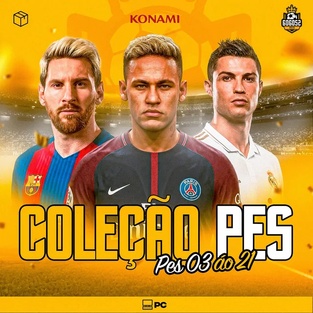 Arte do produto Coleção PES do 2003 ao 2021