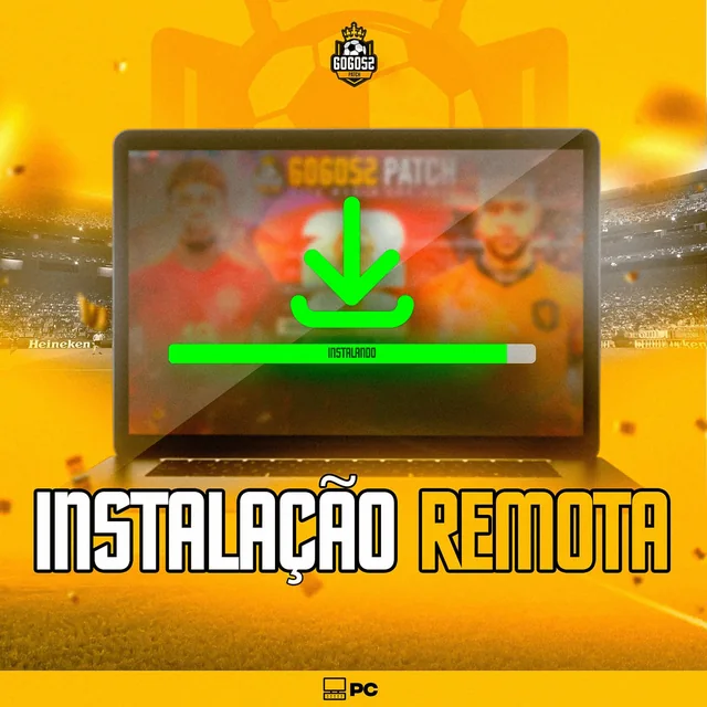 Arte do produto Instalação remota